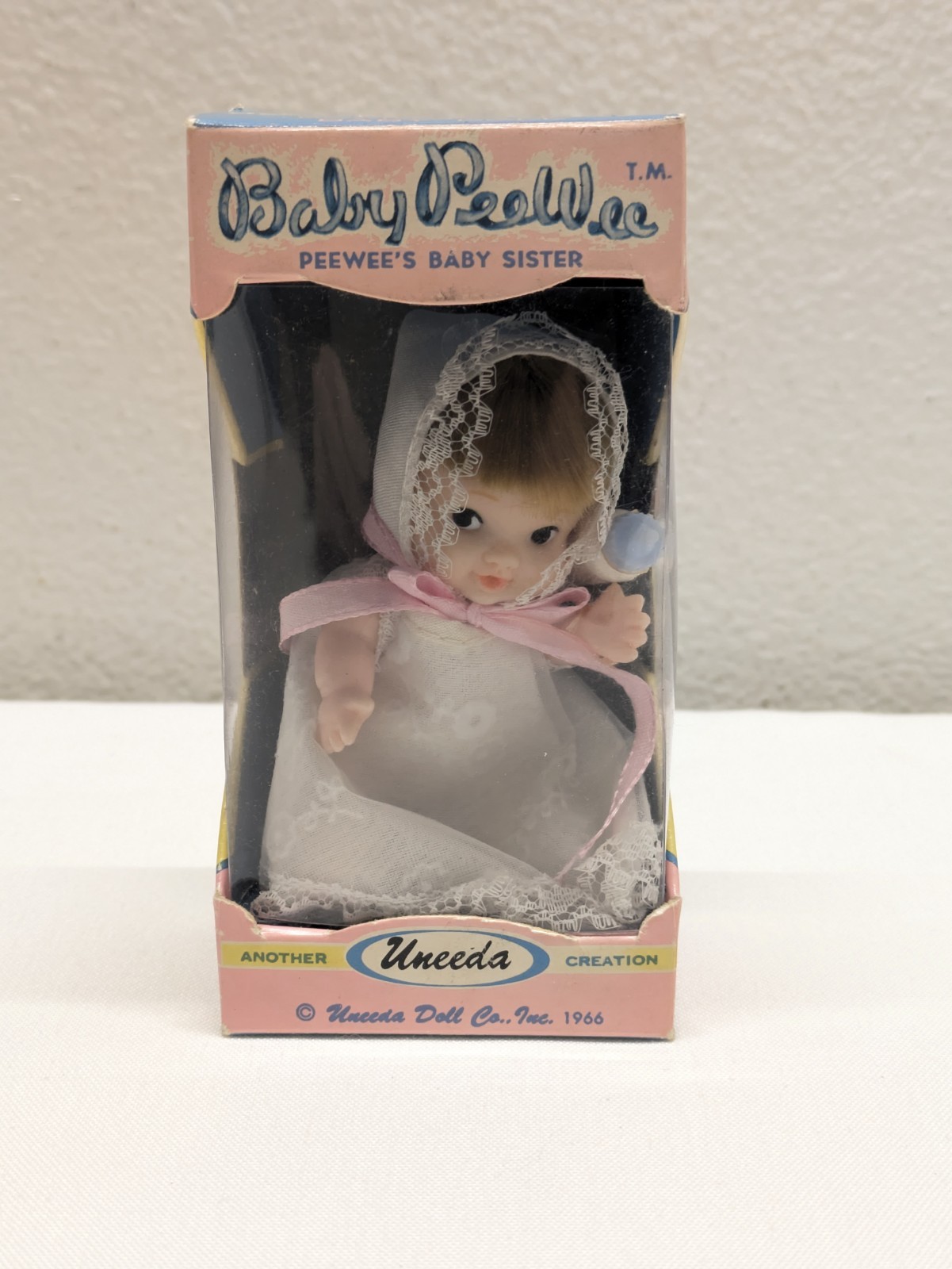 Vintage 1966 NIB Baby Pee Wee Doll #5016 Feeding Time?? Read
