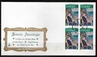 1¢ WONDER'S~ RENOIR PAINTINGS AU BORD DE MER TOPICAL GUERNSEY BLK4 FDC 1974 ~F21