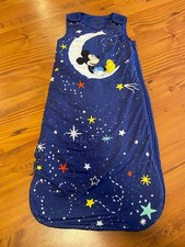 Little Sleepies Disney Mickey Mouse Navy Blue Moon Bamboo Sleep Bag 0-6 Months
