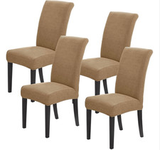 Joccun Chair Covers for Dining Room Set of 4, Dining Chair Slipcovers Stretch Di