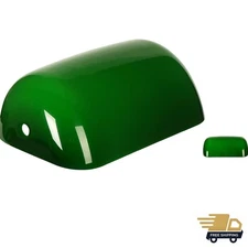 Green Glass Bankers Lamp Shade Replacement Cover,L8.85 W5.11