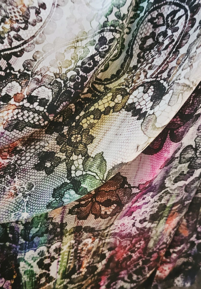 Next Multicoloured Paisley Halterneck Dress Size 22 New without tags - Image 3 of 4