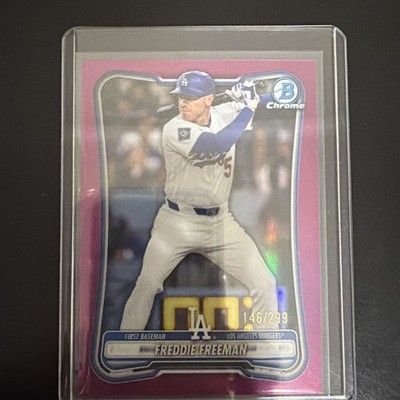 2026 Bowman Chrome Freddie Freeman Dodgers Card #39 Serial Numbered /299