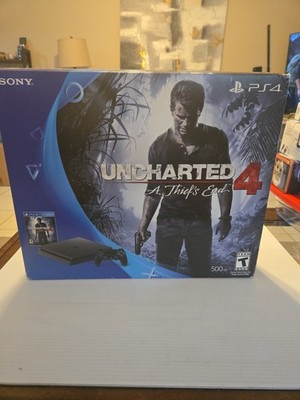 Sony PlayStation 4 Slim PS4 500GB Uncharted 4  Console Only, Original Box 