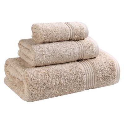 Egyptian Cotton 3-Piece Towel Set, Basic Towels For Bathroom, Home Decor, Gue...