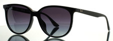 RAY BAN RB4378F 601/8G Black Unisex Round Full Rim Gradient Sunglasses 54-16-145