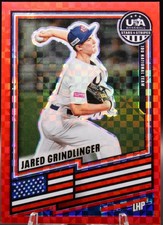 2026 Panini Stars & Stripes - Jared Grindlinger - #91 Red Power Prizm - 59/149