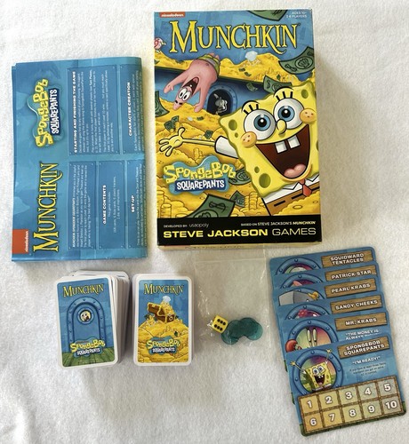 Munchkin SpongeBob & Munchkin Fu Steven Jackson Family Card Games 100% Complete - Picture 3 of 6