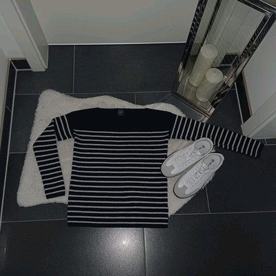 GAP Strickpulli 30% Merinowolle extra fein S 36 38 dunkelblau Wollpullover 