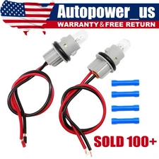 2X For Mercedes-Benz Side Marker Lamp Light Bulb Socket Wire Harness A0005400966
