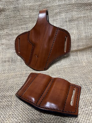 Pocket Hammerless  COLT 1903 1908 Leather Holster Mag Pouch (READ LEAD TIME)