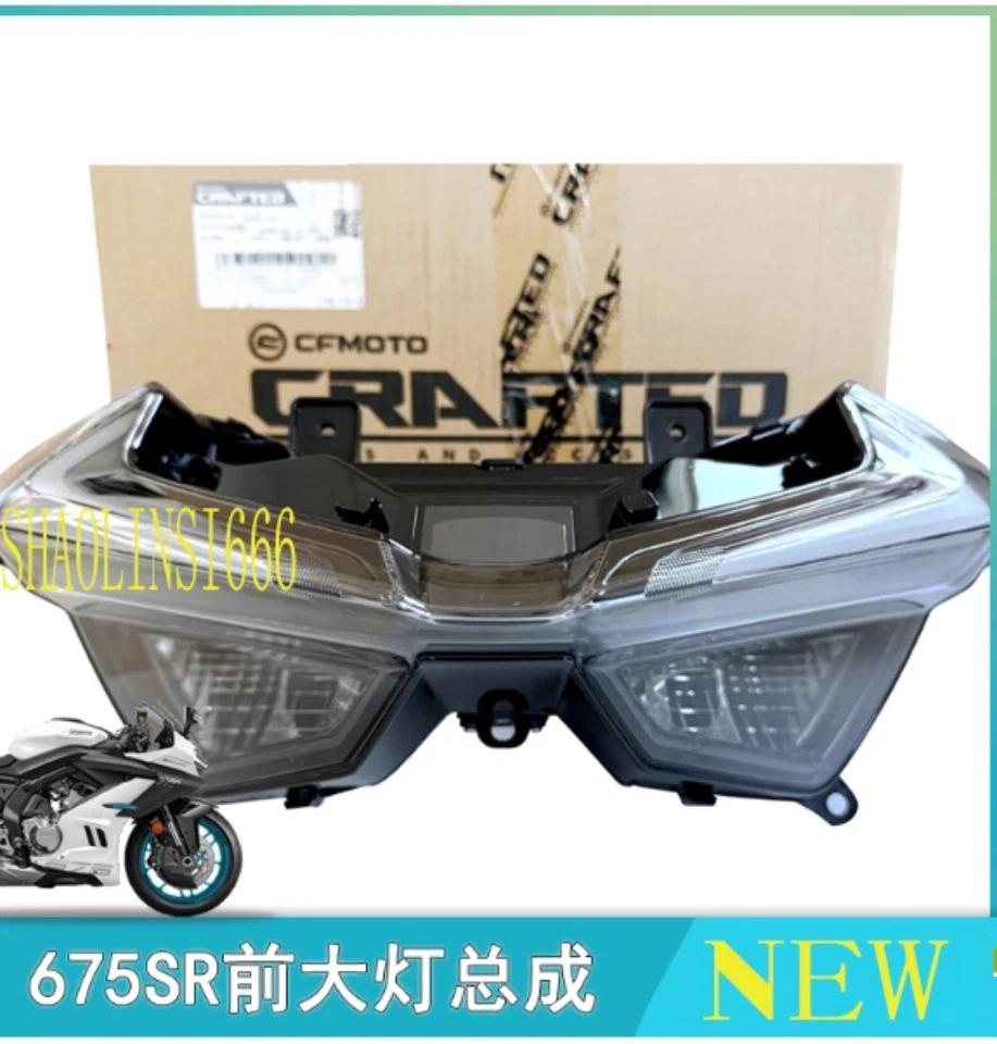 Conjunto de faros de motocicleta luz de circulación diurna para CFMOTO675SR/SS CF650-10 Foto 3 de 3