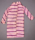 Vintage Mattel 1966 Barbie Doll Dancing Stripes Coat Jacket #1843 Outfit