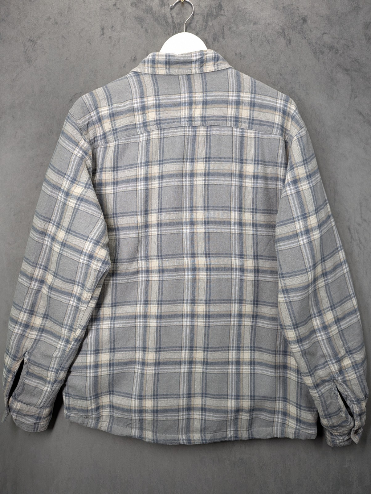 Wrangler Lumberjack Shirt Jacket Men's Medium Sherpa Lined Pockets Lined Sleeves image 4