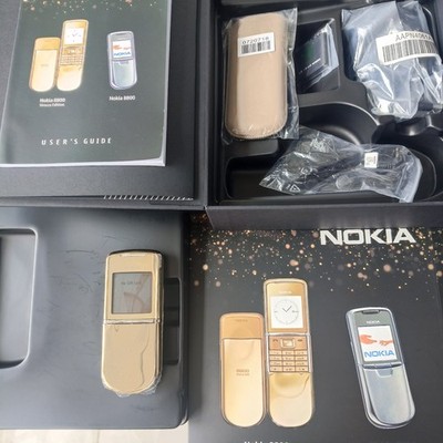 RARE GENUINE NOKIA 8800 SIROCCO GOLD UNLOCKED GSM MOBILE PHONE