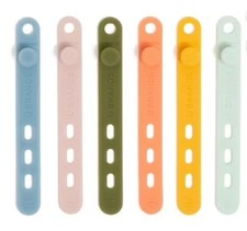U Brands 6ct Silicone Cord Bands 2-pack bundles 