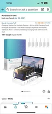 6-Port USB Charging Hub Station Dock for Smart Phones, Tablets w/Charging Cables