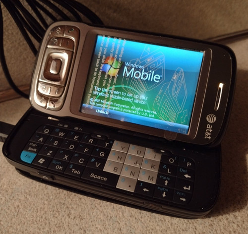 AT&T Mobile Smart Phone HTC Tilt 8925 with Sliding Keyboard PTT Bundle HTF ISSUE