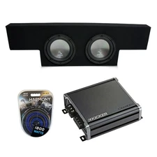 01-06 Chevy Silverado Non-HD Crew Truck Harmony A122 Dual 12" Sub Box & CXA800.1