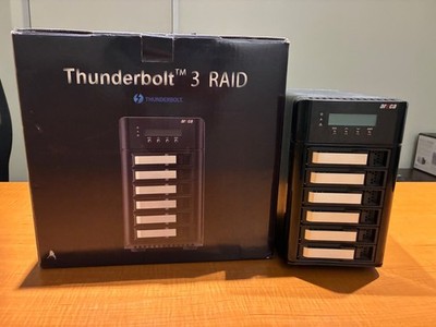 Areca arc-8050T3-6 RAID with six 10TB drives = 60TB