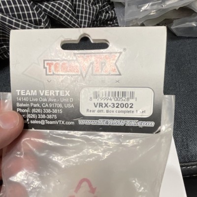 Team Vertex Gearbox VRX-32002 Rear Diff Box Complete Set for RC Models