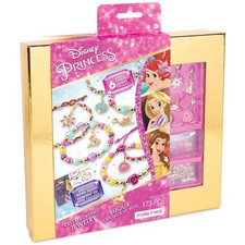 Kit de joyería Make It Real Disney Princess Crystal Dreams - 6 pulseras, 8 años
