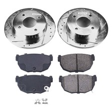 For Nissan 240SX 89-98 Callahan Brake Parts Drilled & Slotted Rear Brake Kit