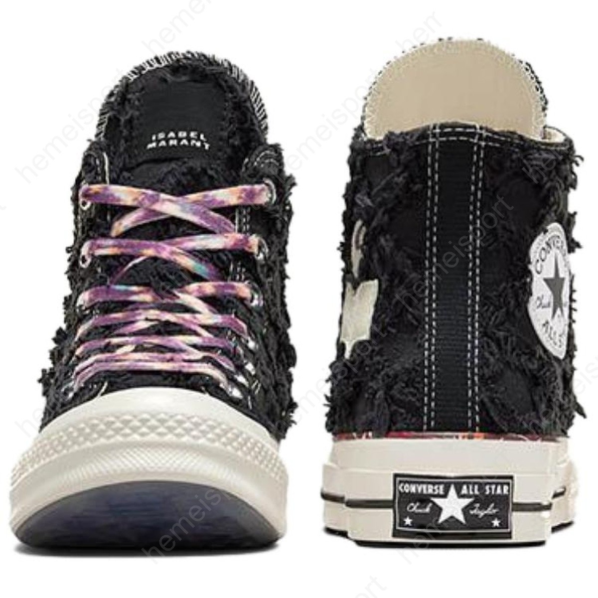 Size 8.5 - Converse Isabel Marant x Chuck 70 High Raven for sale