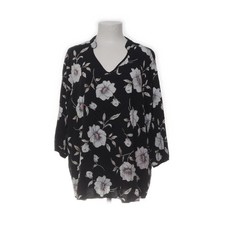 Gozzip, Tunika, Größe: L, G186066, Schwarz/Weiß/Mehrfarbig, Viskose, Blumen #B5p