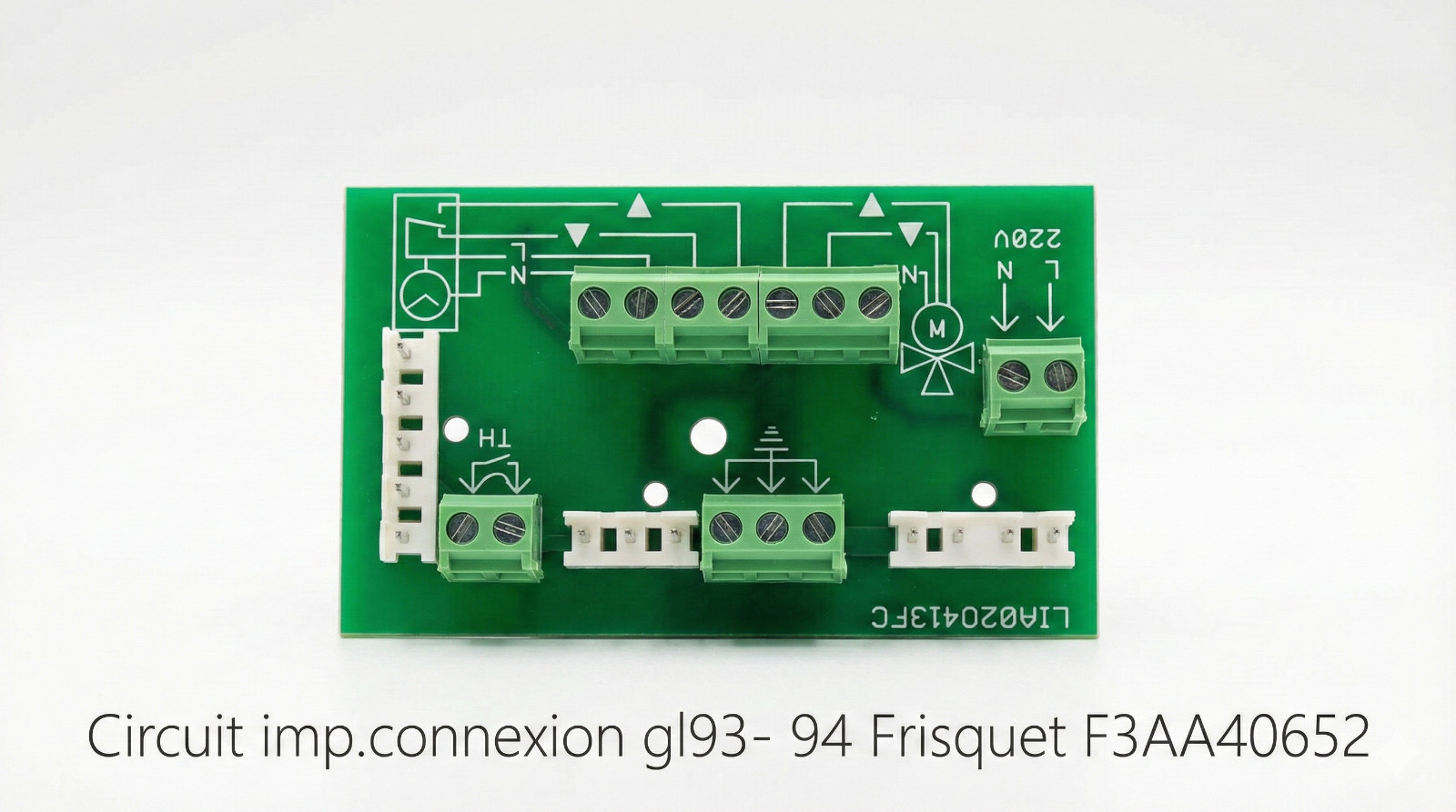 Circuit imp.connexion GL93-94 Frisquet F3AA40652 pour rénover le chauffage de la maison
