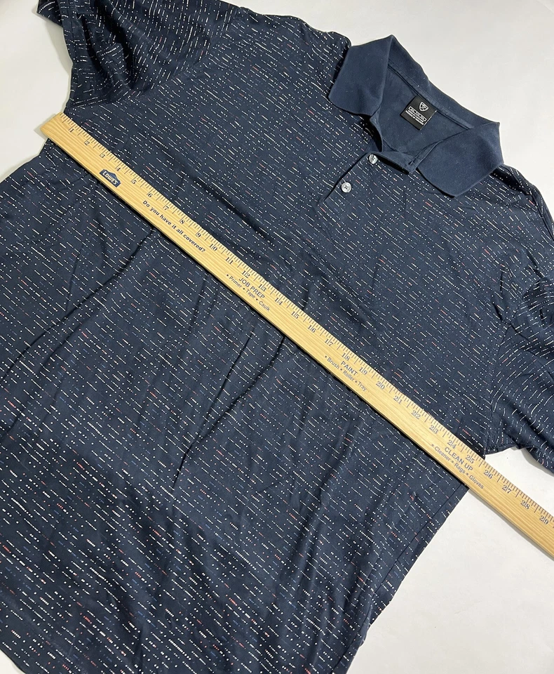 Camisa polo vintage de golf Nike para hombre talla 2XL con estampado geométrico Foto 4 de 4