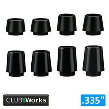 Premium Collared Golf Club Ferrules - For woods/driver/fairway  .335"  - 8 sizes