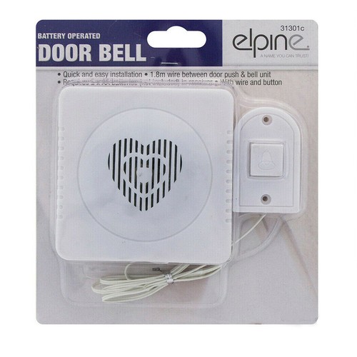 Door Bell Chime Kit 50M Long Range Cordless Wireless Easy Fit Battery Home Offic - Picture 3 of 10