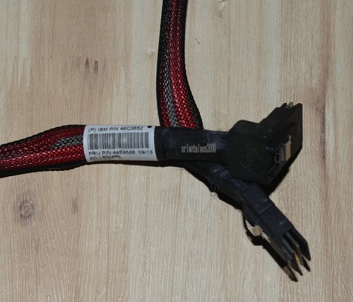 Câble planaire 46C3652 IBM DATA SAS SFF8087 disque dur Molex RSA - Photo 3/3