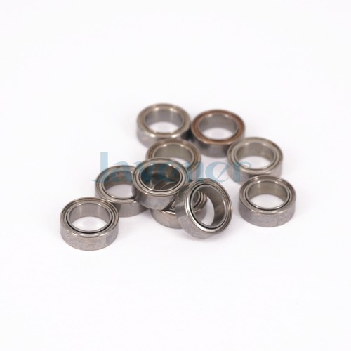 Rodamiento de bolas de ranura profunda de pared delgada R133ZZ 0,09"x0,19"x0,09"" ABEC3 10 piezas - Imagen 2 de 4