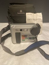 Sony Mavica MVC-FD75 0.4MP Digital Camera - Silver and Black Samsonite Case