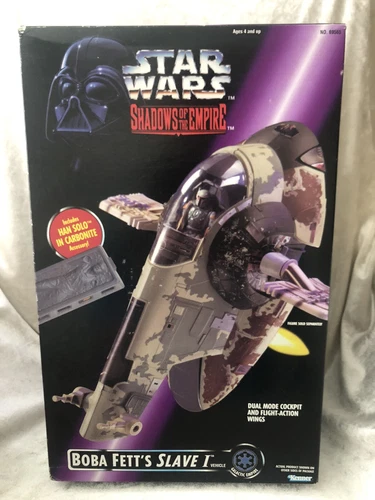 MIB complete KENNER Shadows of the Empire SLAVE-1 Boba Fett VEHICLE 1981 / 1996