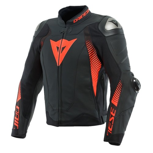 Dainese Motorcycle Jacket Mens Size 52 Black Armored Riding Moto