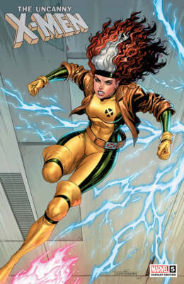 UNCANNY X-MEN #5 TYLER KIRKHAM EXCLUSIVE TRADE VARIANT ~ ROGUE CONNECTING MARVEL