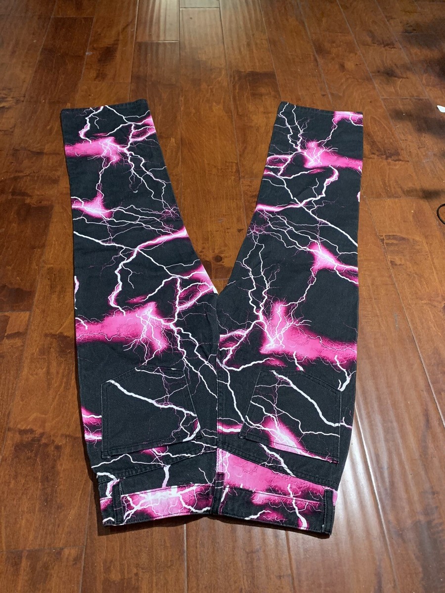 Jaded London Jeans Pink Lightning Boyfriend Fit Straight