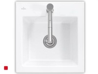 Villeroy & Boch Subway 50 S Weiß (Alpin) Keramik-SpüLe Auflagebecken KüChenspüLe