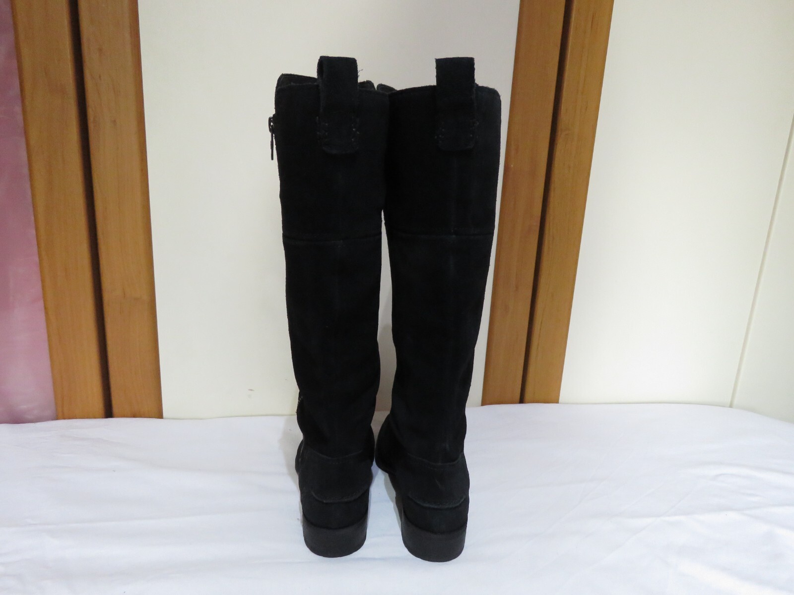 UGG® AUSTRALIA SORENSEN BLACK WATERPROOF SUEDE BOOTS UK 6 EUR 39 USA 8 RRP £325 image 9