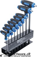 Bgs T Griff SchlüSsel Satz | T-Profil (FüR Torx) T10 - T50 | 9-Tlg.