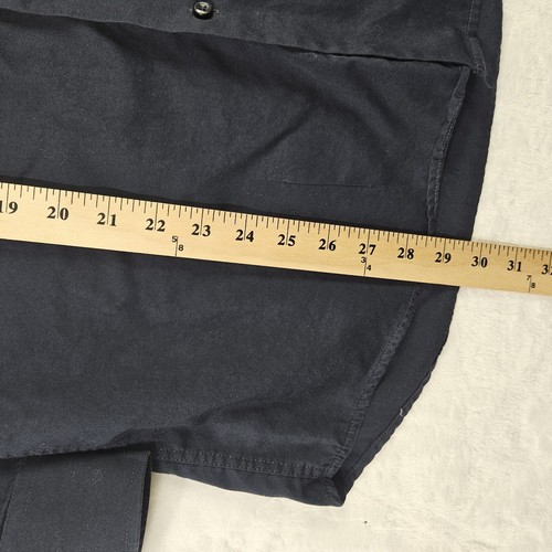 Luxton Herren Button Down Hemd Langarm Kragen Größe Medium 15-15,5" 32/33" blau - Bild 13 von 14