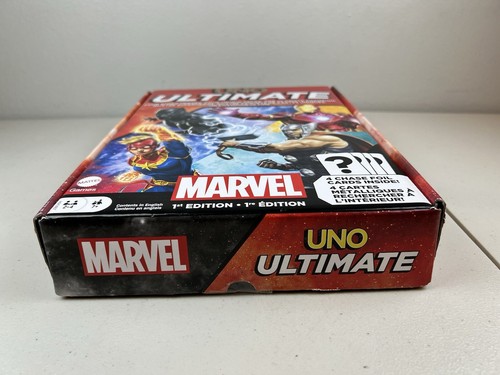 2022 UNO Ultimate MARVEL 1st Edition Deck w/ Rare Foils Thor Black Panther READ - Picture 2 of 15