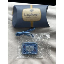 Longaberger Basket Hanukkah MENORAH TIE-ON ornament NEW Candle