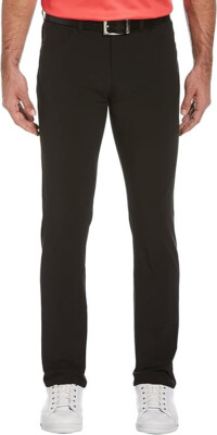 PGA TOUR Men's  Golf Pant with Active Waistband | Black | 36W X 30L