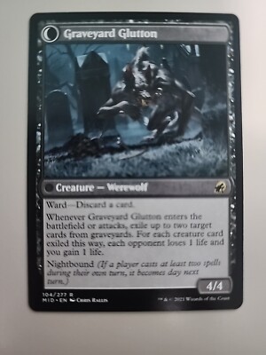 アーティストプルーフGraveyard Trespasser & Glutton Graveyard Trespasser // Graveyard Glutton · Innistrad