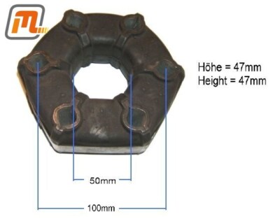 FORD Granada cardan shaft propshaft joint Guiboclutch = Hardy disc