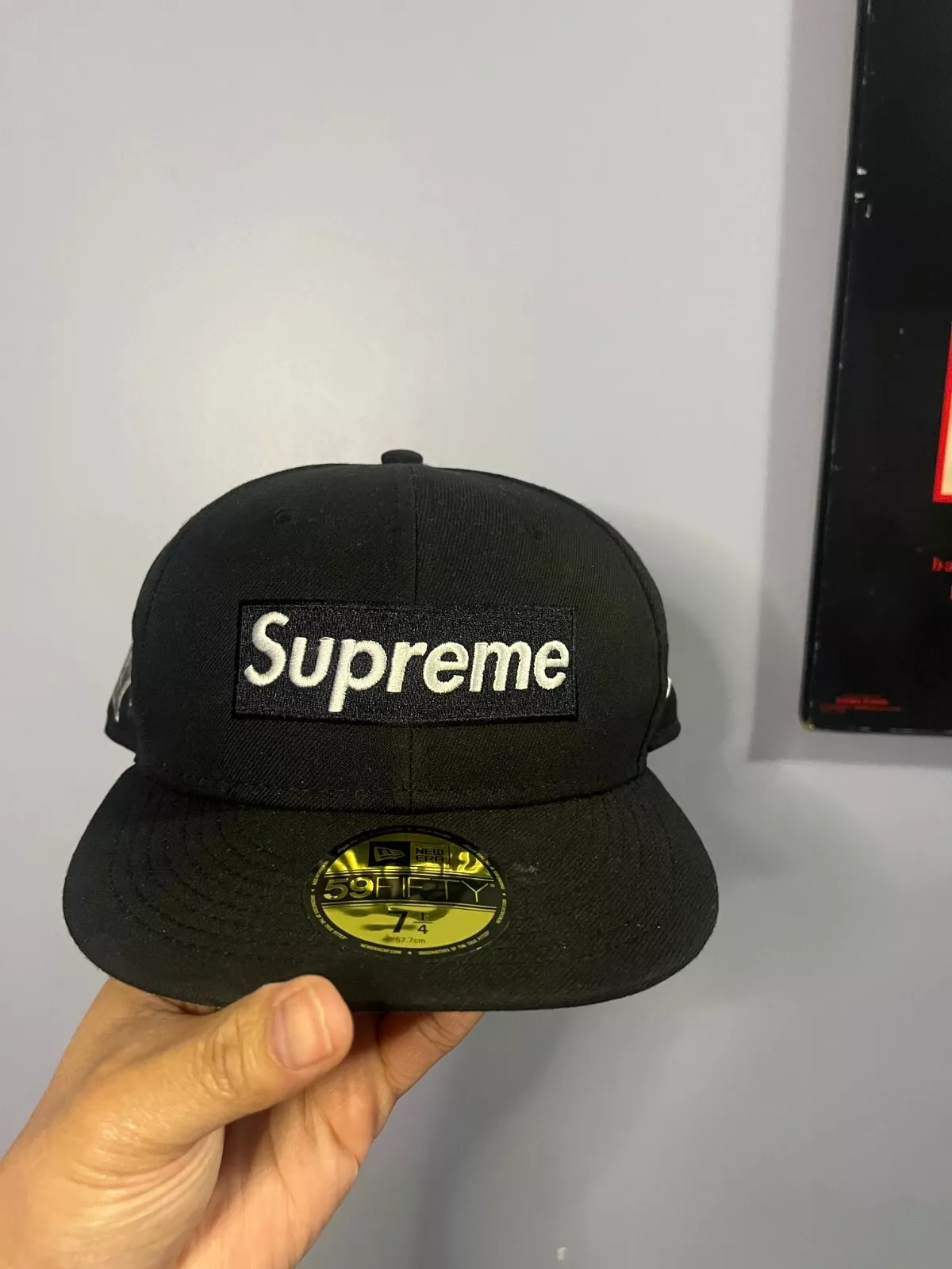 CHAPEAU LOGO BOÎTE SUPRÊME NEW ERA TAILLE 7 1/4 